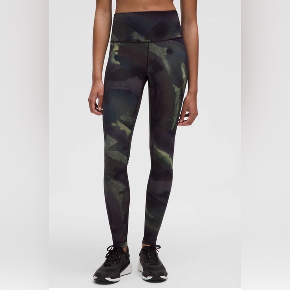 lululemon athletica Pants - Lululemon Wunder Train High-Rise Tight 28" Ink Islands Burnside Multi